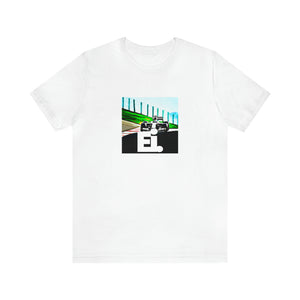 Angelo Proietti, a pioneering streetwear designer from Milan, Italy in the 1990s. He blended Italian style with '90s streetwear trends to create a unique aesthetic. His bold use of color and eye-catching patterns quickly became-Tee