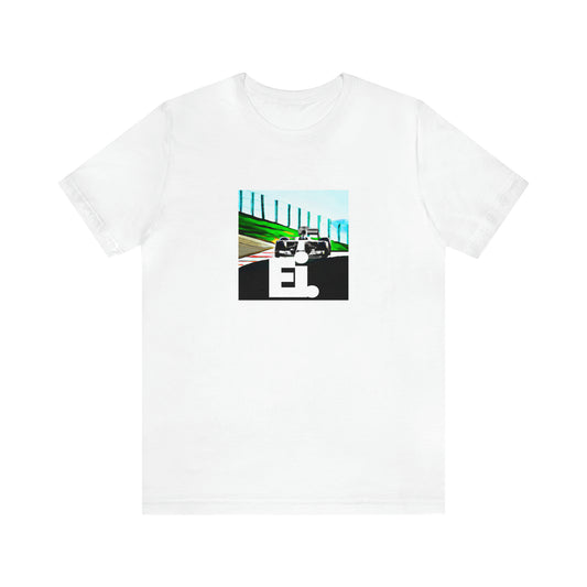Angelo Proietti, a pioneering streetwear designer from Milan, Italy in the 1990s. He blended Italian style with '90s streetwear trends to create a unique aesthetic. His bold use of color and eye-catching patterns quickly became-Tee