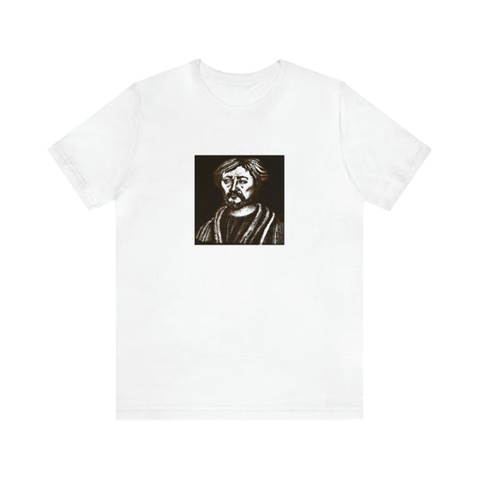 Luca de Laurenti, an iconic Italian streetwear designer from the 1990s. His designs combined classic Italian tailoring and edgy streetwear to create a unique, forward-thinking look. He was known for his bold use of prints-Tee
