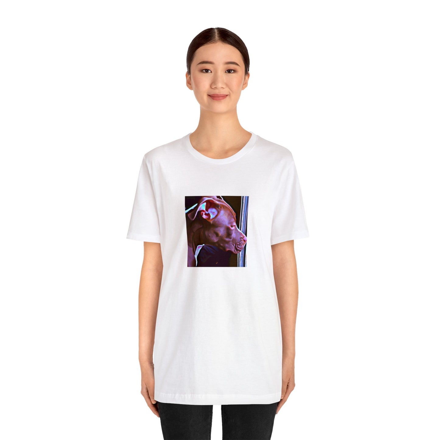 Calisto Conti, a female streetwear designer from Florence, Italy in the 1990s. She was known for her bold, unique designs, incorporating elements of 1990s Italian street fashion with traditional Tuscan fabrics and details. She became-Tee