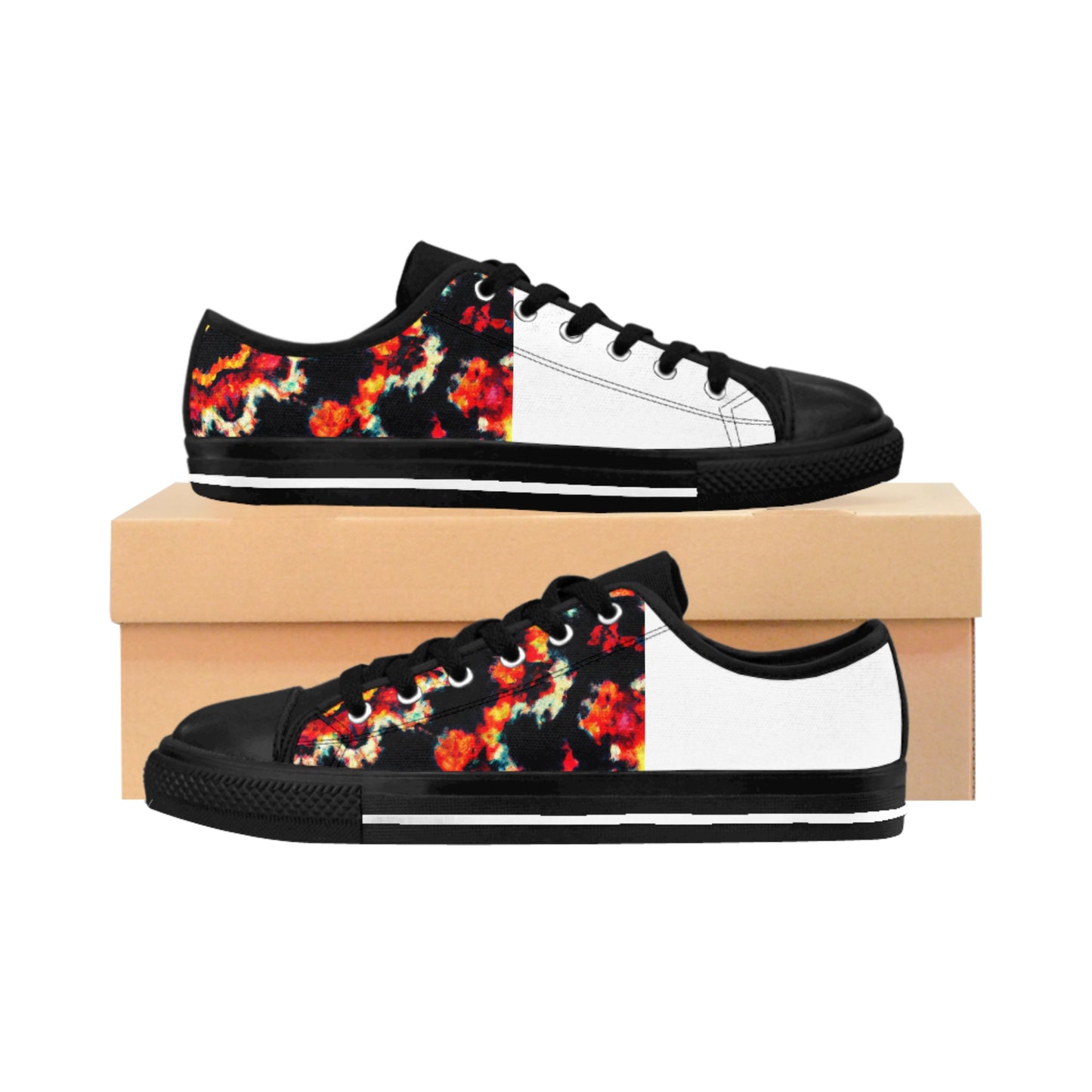 Isabella de los Rios, a female shoe designer from Spain in the 1500s. Isabella is renowned for her innovative designs, combining the traditional leather-working techniques of the time with modern fabrics and dyes from across Europe. She-low top