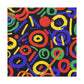 The artist Ugo Despaullée.-canvas