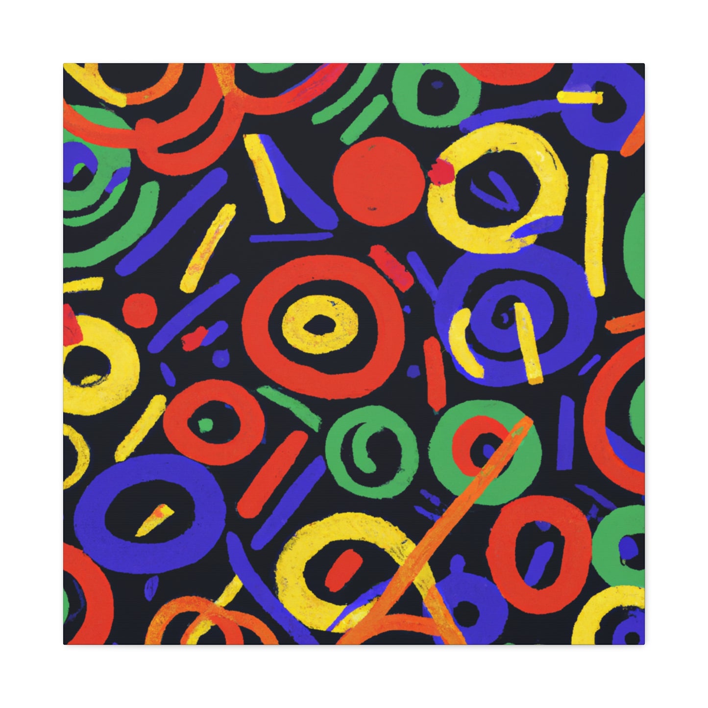 The artist Ugo Despaullée.-canvas