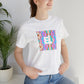 Rosina Rossi, a female streetwear designer from Bologna, Italy who was famous in the '90s for her innovative and chic designs. She used unusual fabrics, like neoprene and flannel, to create intricate and subtle-Tee