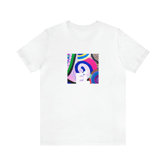 Giorgio Valenti, a male streetwear designer from the 1990s in Italy. Giorgio was an up and coming creative in the Italian streetwear scene, creating bright and bold designs with exaggerated silhouettes that stood out in a-Tee