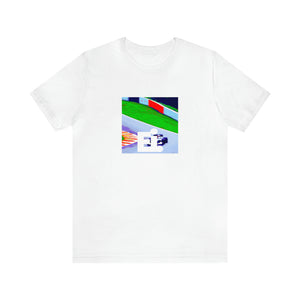 Giovanna Riccardo, an Italian streetwear designer from the 1990s. Her edgy designs featured bold colors, daring silhouettes and daring fabric combinations. She was popular among young people for her innovative ideas and her ability to transform-Tee