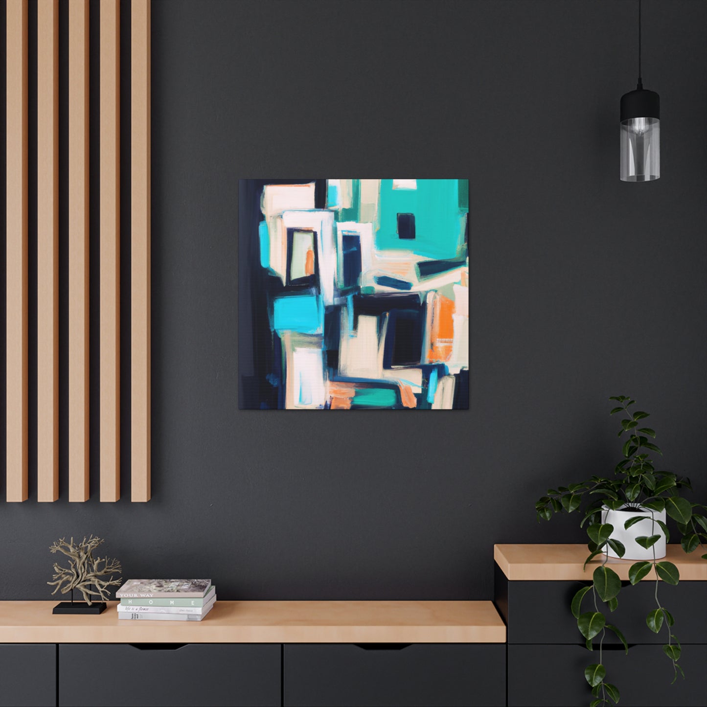 Leafy Blosswood-canvas