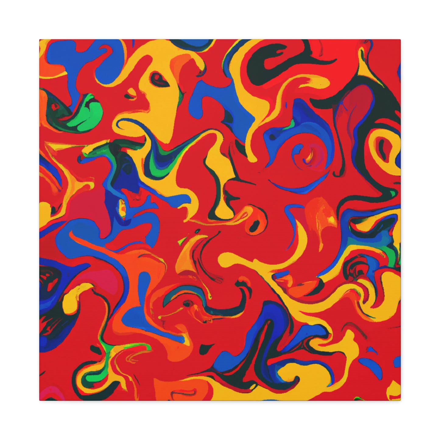 Clarence du Bois - Painter of the Baroque.-canvas
