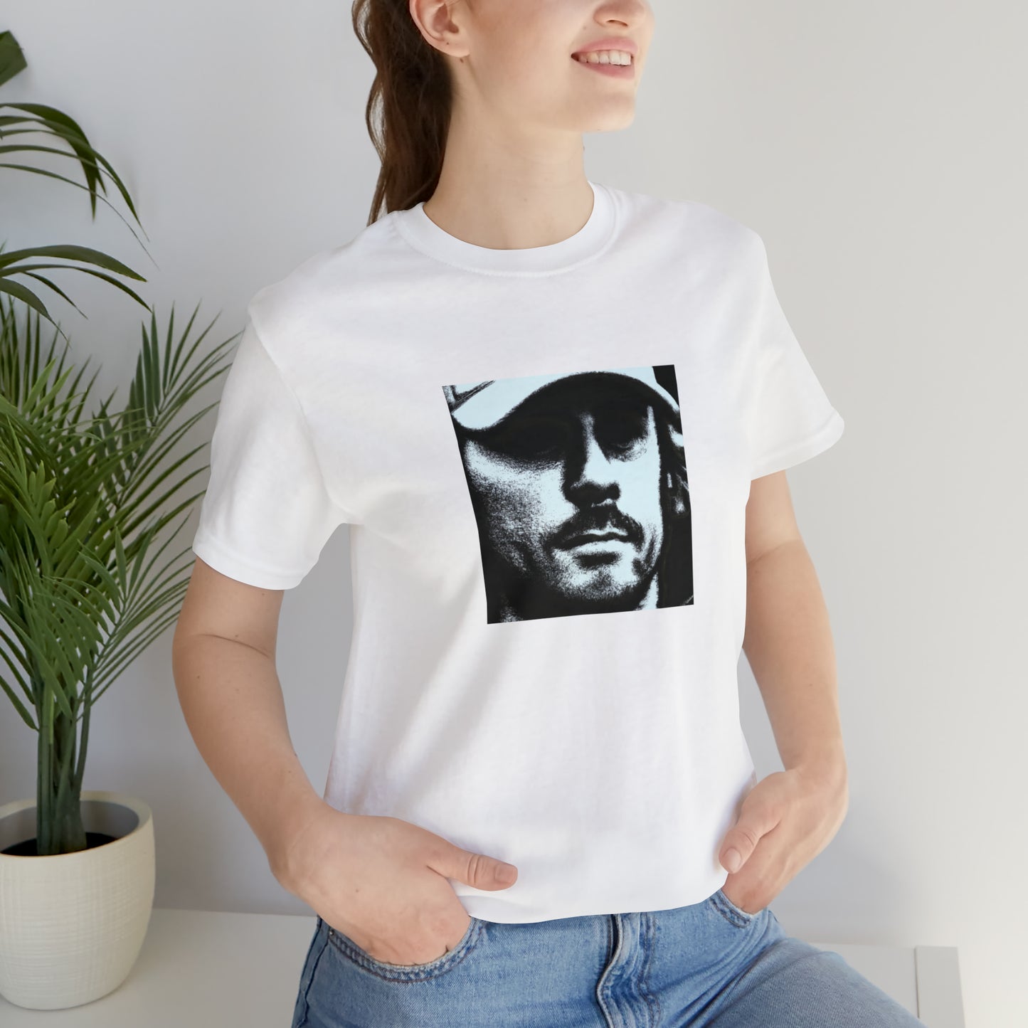 Nico Fabrizzio, a fashionable streetwear designer from Milan, Italy. He was known for his daring and innovative designs, often blending traditional Italian style with modern streetwear trends. He gained notoriety in the 1990s for his vibrant-Tee