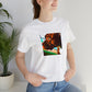 Elena di Roma. An Italian streetwear designer from the 90s. Known for her bold and daring designs that took fashion to a new level. From oversized tees and baggy pants to voluminous skirts and oversized accessories, Elena-Tee