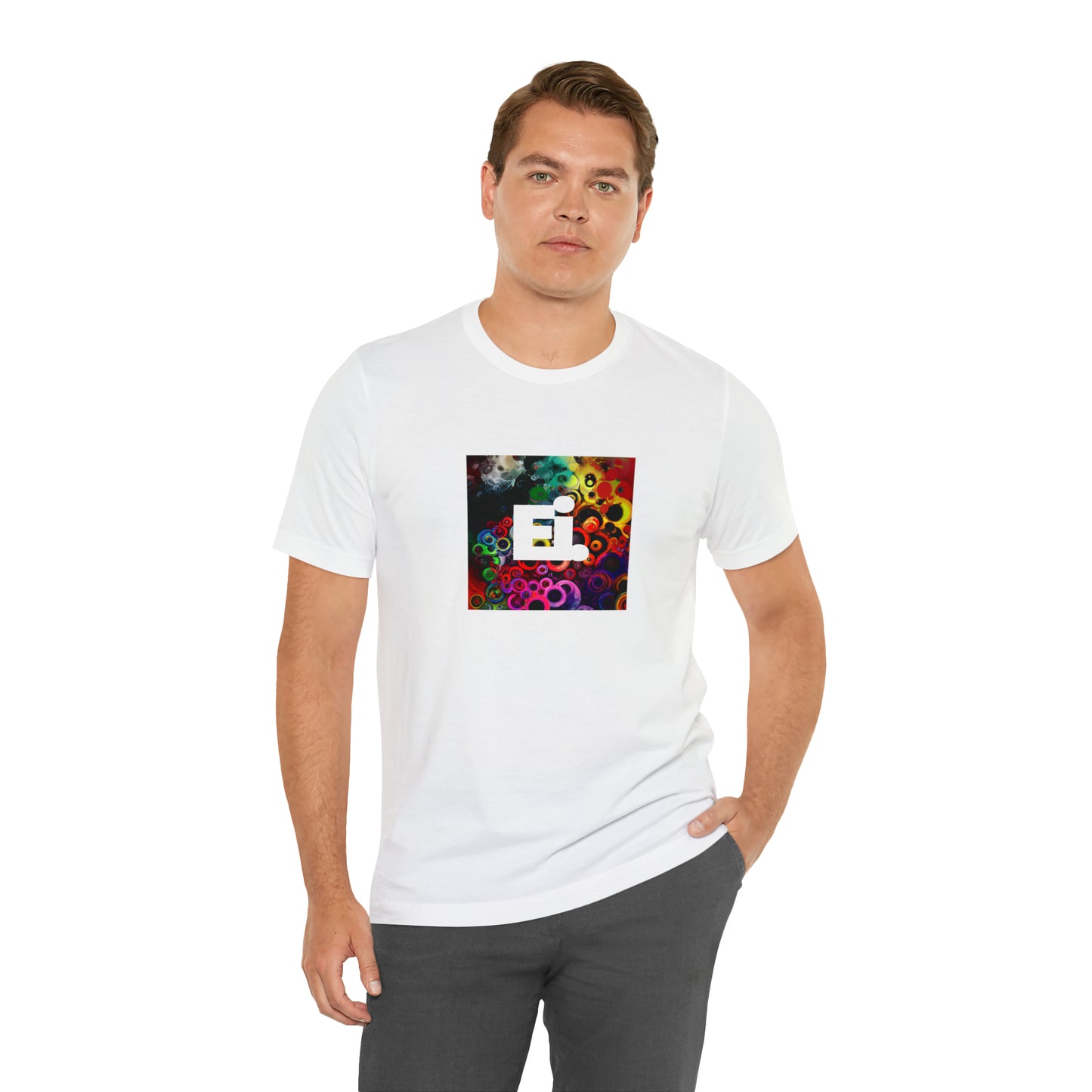 Gianni Salvo, an Italian streetwear designer from the 90s. He was known for his bold, bright colors and patterns, with a mix of retro styling and modern cuts. He was one of the first designers to bring street-Tee