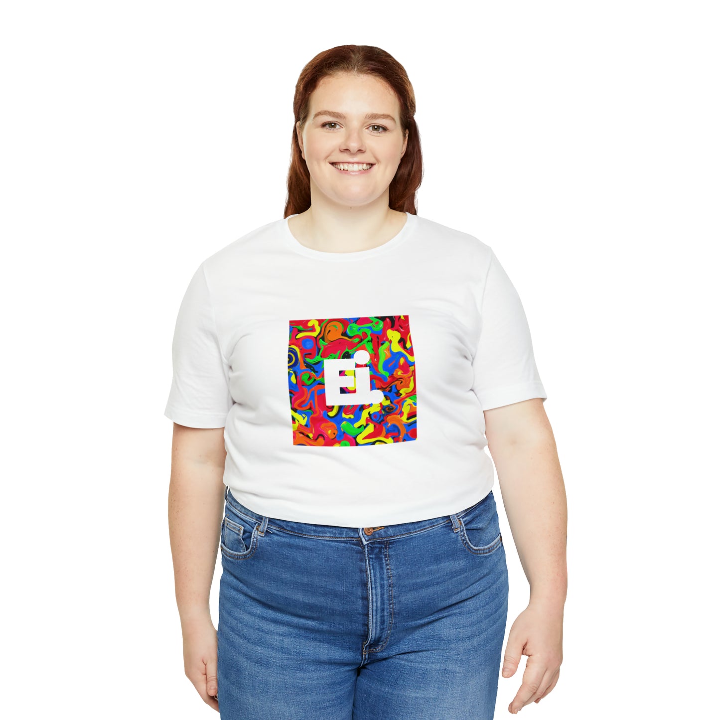 Loretta LaVita, a female streetwear designer from Milan, Italy in the 1990s. Known for her bold, vibrant colors and avant-garde designs, Loretta's streetwear quickly became a must-have in-Tee