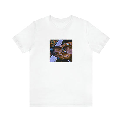 Anna Luciano is an imaginary streetwear designer from the 1990s in Italy. Her iconic designs feature a bold, unapologetic point of view. With vibrant fabrics, Anna's distinct style mixes classic Italian fashion with modern street trends. She-Tee