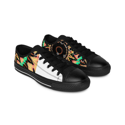 Franciso de los Monteros, a male shoe designer from Granada, Spain in the 1500s. He was known for his elaborate and unique embroidery designs on handmade leather shoes. He was particularly popular amongst the nobility and royalty-low top