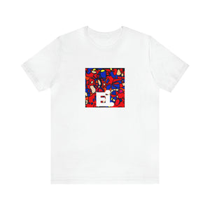 Gianni Fratecchia, a streetwear designer from Milan, Italy in the '90s. He was known for his edgy designs, distinct use of bright colors, and for introducing streetwear to the runway with his-Tee