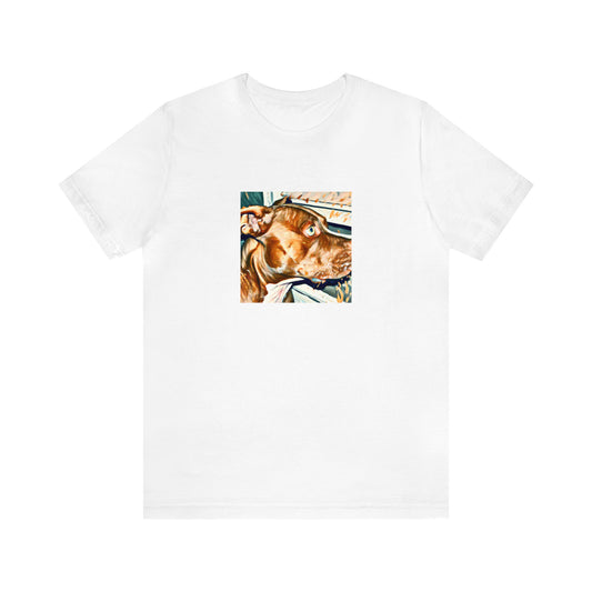 Herbio Sassolini, a gender-neutral streetwear designer from Milan, Italy in the 1990s. Sassolini was known for their bold prints, bright colors, sustainable fabrics, and upcycled vintage pieces. Their collections were inspired-Tee
