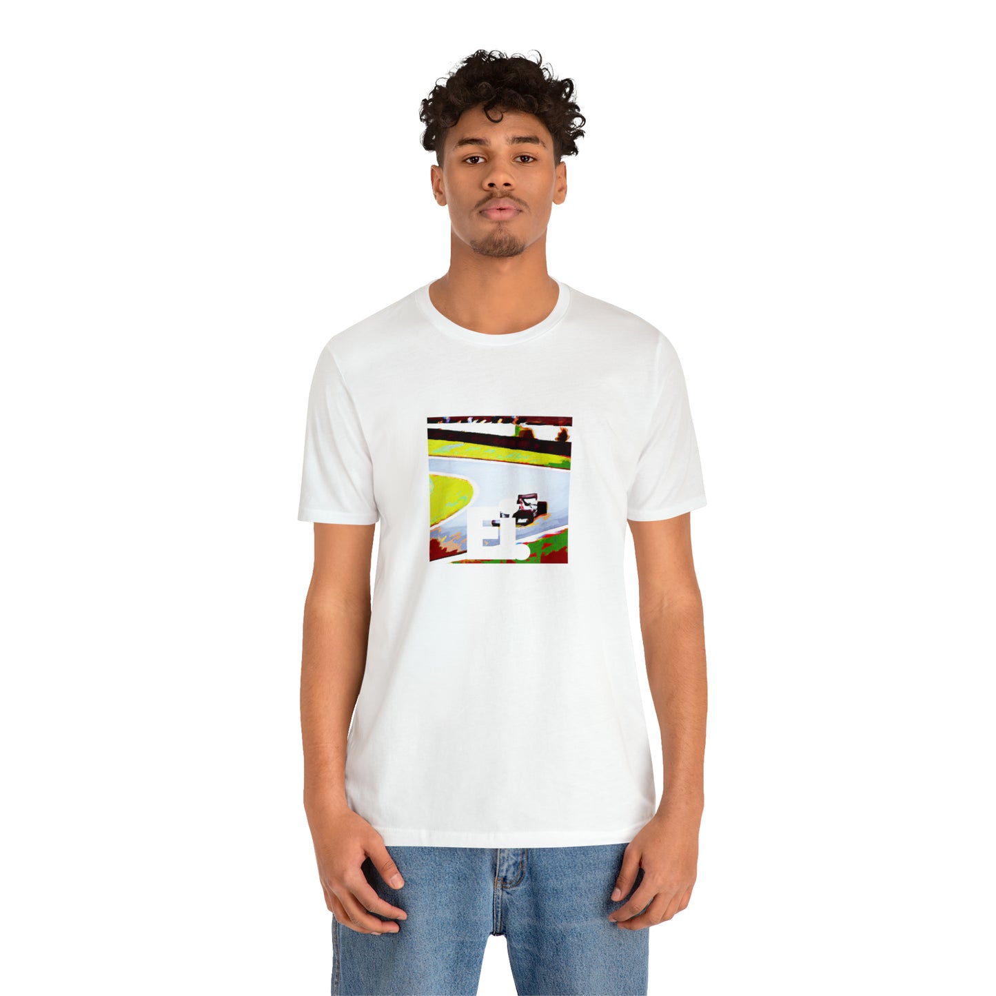 Fabiola Rossini, an Italian female streetwear designer from the 1990s. She creates bold, colorful designs that are inspired by Italian culture and ancient Roman art. Her pieces are unique and often feature embellishments such as sequins,-Tee
