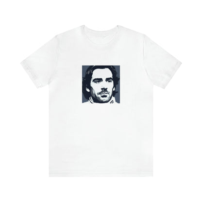 Giovanni Andrea, a 1990s Italian streetwear designer indigenous to Rome. He gained a cult following in the late 90s and early 2000s for his edgy, bold and colorful designs that pushed the boundaries of traditional Italian streetwear-Tee