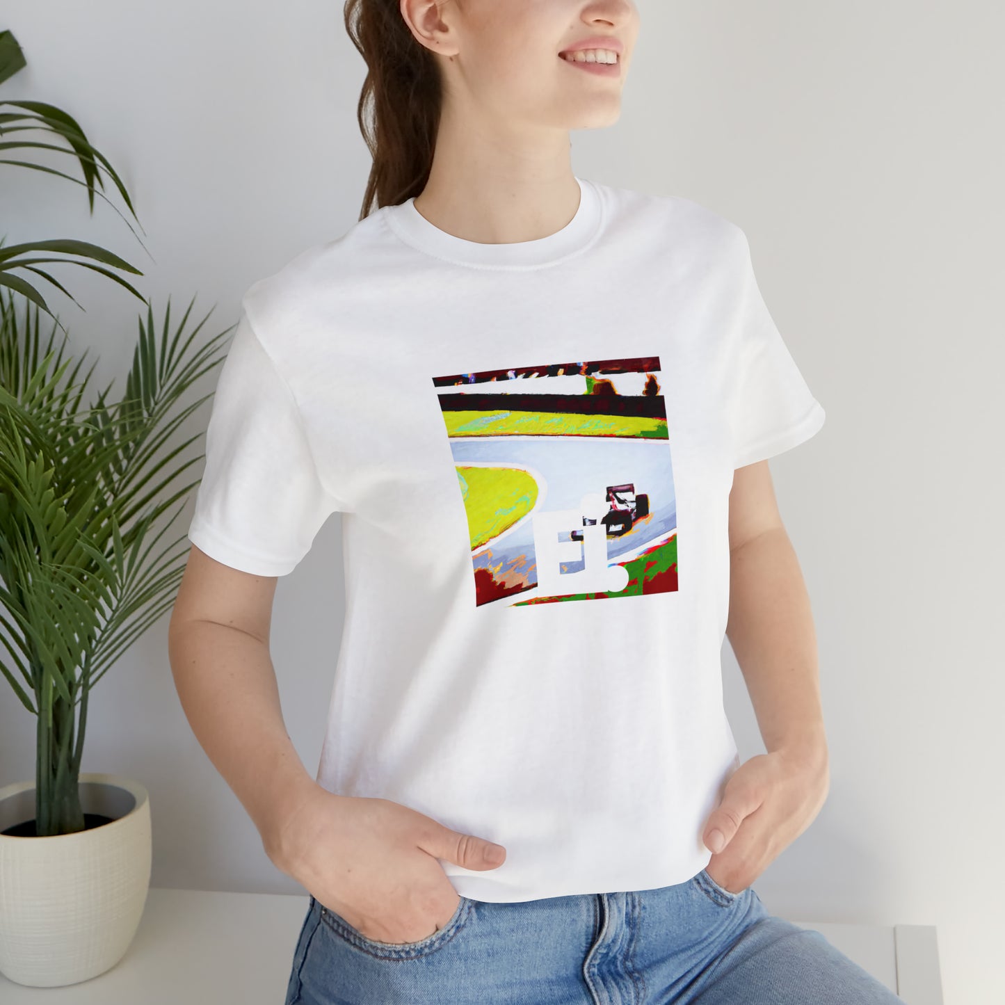 Fabiola Rossini, an Italian female streetwear designer from the 1990s. She creates bold, colorful designs that are inspired by Italian culture and ancient Roman art. Her pieces are unique and often feature embellishments such as sequins,-Tee