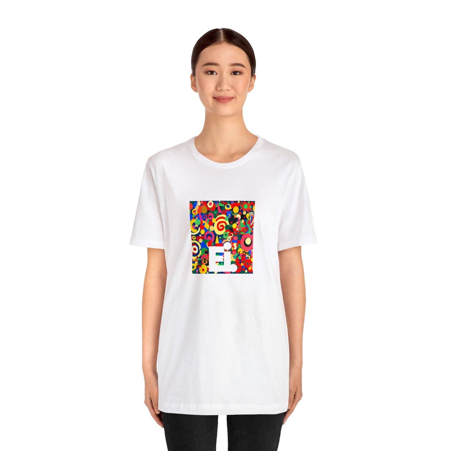Francesca Venetianni, a female streetwear designer from Milan’s 90s underground punk scene. Her designs are characterized by striking, yet subtle graphic prints and bright, daring colors. She was an innovator in her-Tee