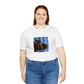 Claudia Bianchi, an Italian streetwear designer from the 1990s. A pioneer in the Italian streetwear scene, Claudia quickly earned a reputation for her eclectic designs, combining romantic floral prints with hip-hop inspired silhouettes. She-Tee