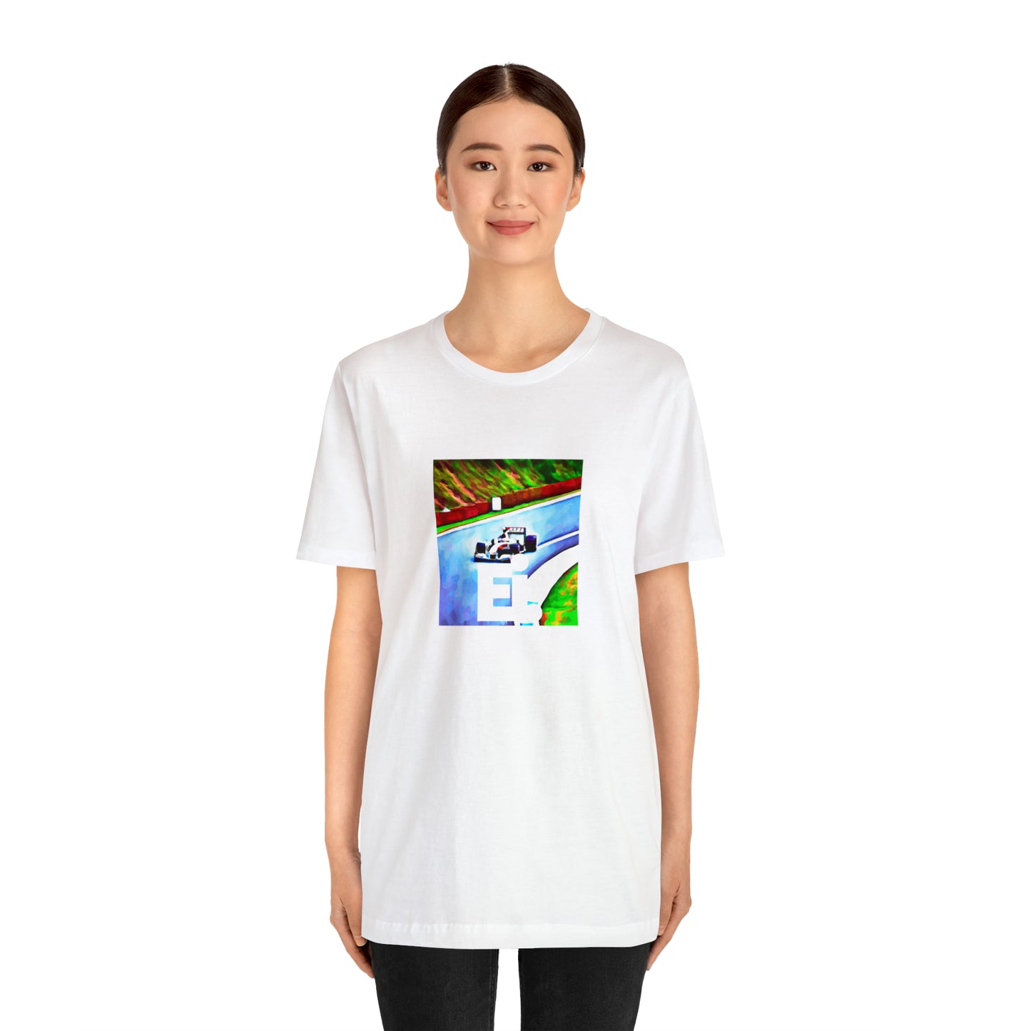 Marcello di Matteo, an Italian fashion designer from the 1990s known for his edgy streetwear designs and vibrant colors. His apparel featured bold graphic prints and bright metallic fabrics, often featuring images of Italian landmarks like the Colos-Tee