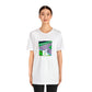 Viola Visconti, a female streetwear designer from Milan, Italy in the 1990s. She was passionate about creating colorful and bold designs inspired by Italian culture and fashion. She was known for her bright patterns, vibrant prints,-Tee