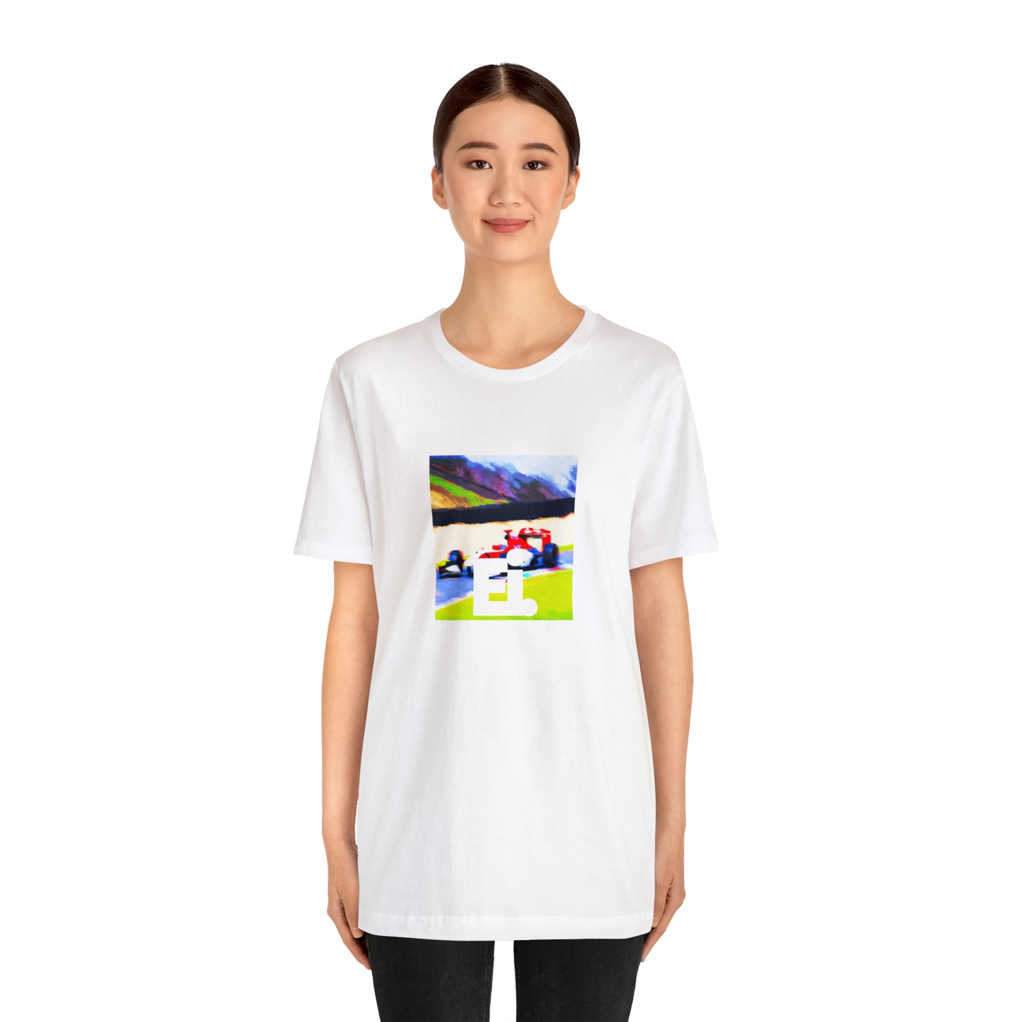 Gina Rossi is an Italian streetwear designer from the 90s who specializes in bold, edgy pieces inspired by the burgeoning punk rock scene. She's known for her eclectic use of colors and patterns, creating eclectic designs that mix streetwear-Tee