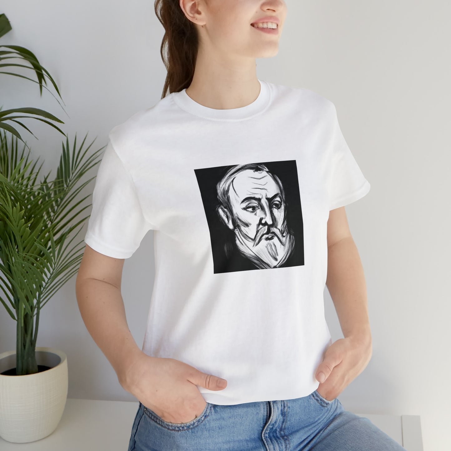 Giovanni Bellini, a male streetwear designer from Italy in the 1990s. His designs featured a unique fusion of classic Italian style, with contemporary streetwear influences. He was renowned for creating bold, daring pieces that pushed the boundaries-Tee
