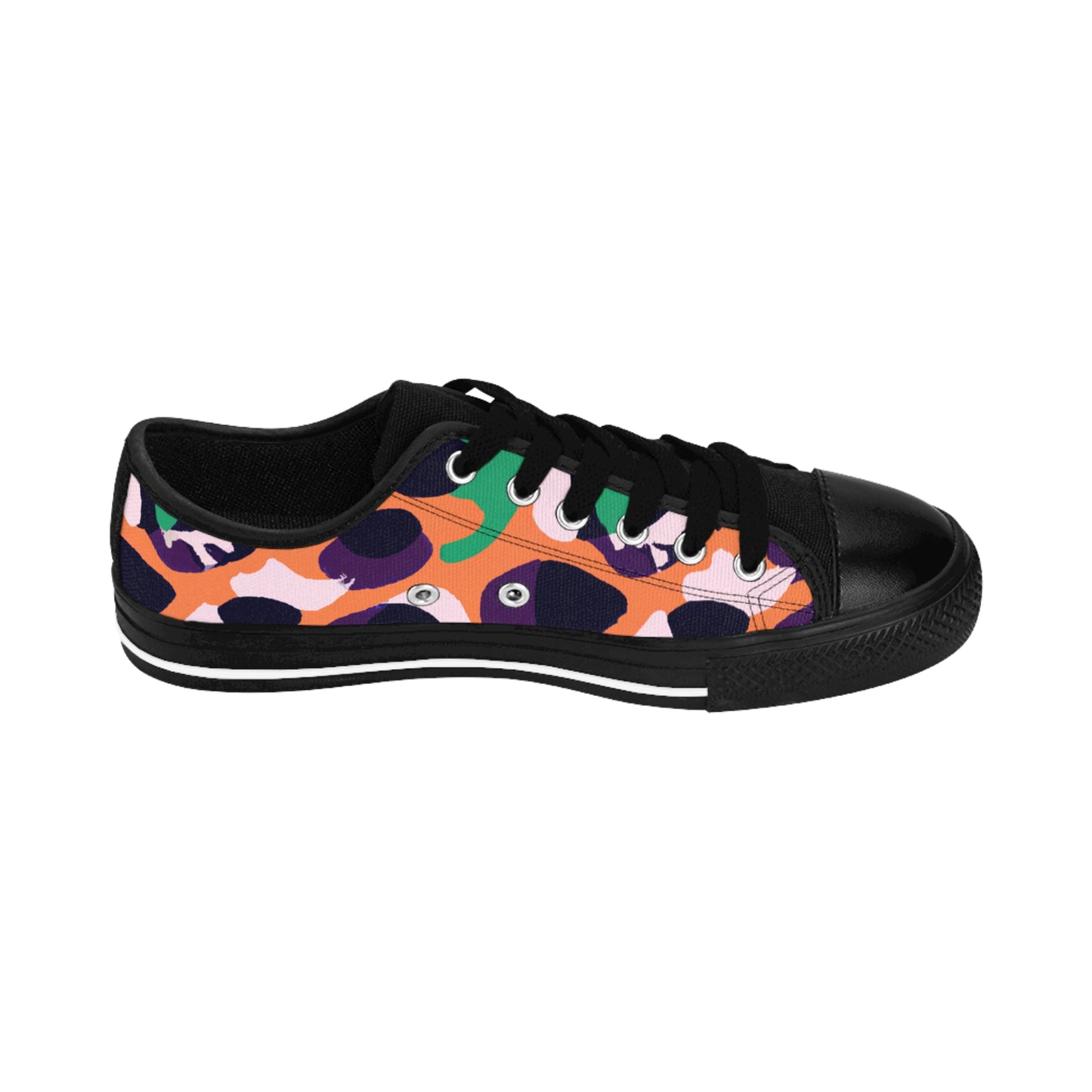 Heberto de la Fuente was an enterprising shoe designer from Spain in the 1500s. Heberto had a revolutionary vision for fashion, introducing bright and unique colors into his designs. He often used fabrics not typically seen in shoe design,-low top