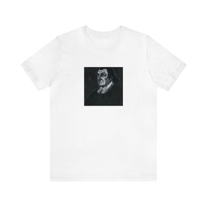 Marcello Di Giorgio, a flamboyant male streetwear designer from Naples, Italy who rose to prominence during the '90s. His signature style was bold prints, unisex cuts, and vibrant neon colours.-Tee