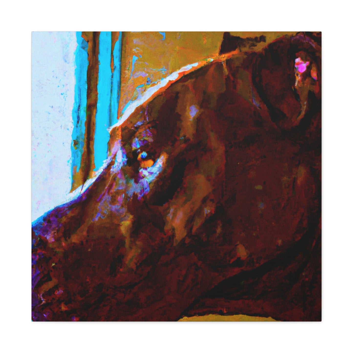 Pieter de la Vermeer-canvas