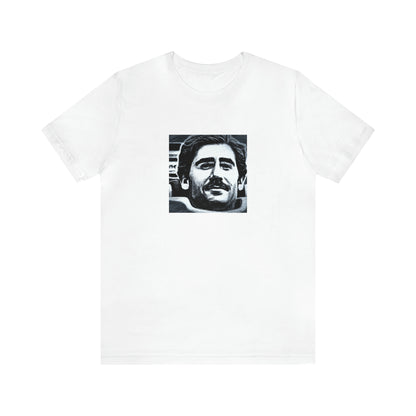 Luca Fabrizio, a legendary Italian streetwear designer from the 1990s known for his bold designs, luxurious fabrics, and masterful cuts. He gained fame by creating timeless pieces that mixed Italian tailoring with innovative streetwear culture.-Tee