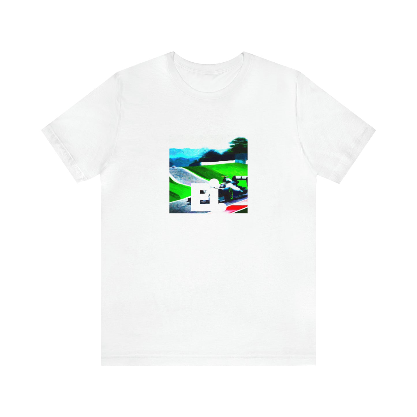 Alessandro D'Arco, a flamboyant Italian streetwear designer from the 1990s. He was known for his colorful and daring designs, always pushing the boundaries of fashion with his charismatic, innovative style. He used vibrant-Tee
