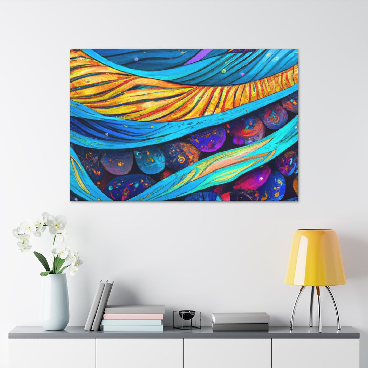 Da Portego di Prato, a creative and ambitious female painter from Florence, Italy.-canvas