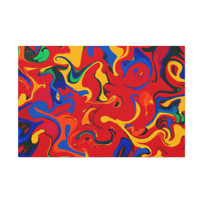 Clarence du Bois - Painter of the Baroque.-canvas