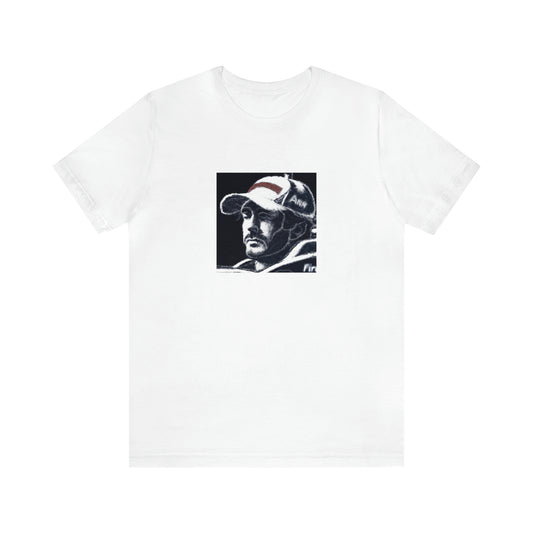 Giancarlo Bonvento, a male streetwear designer from Naples, Italy. He built his reputation in the late 1990s with his fresh, bold clothing designs, which were popular with the younger Italian youth. His aesthetic was heavily-Tee