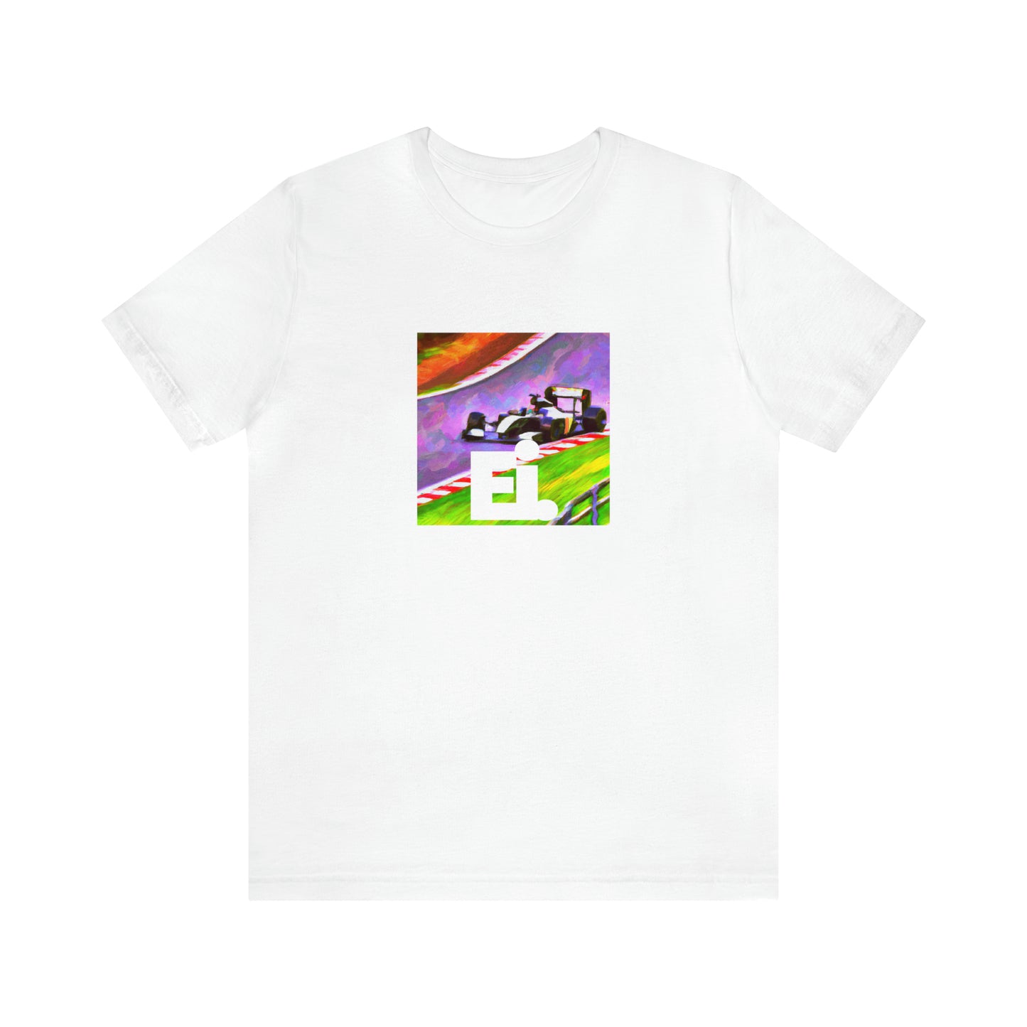 Damiano Rossi, an Italian streetwear designer from the 1990s, who made waves with his innovative designs that blended social commentary with luxe, avant-garde aesthetics. His bold, vibrant colors and geometric patterns created a look that-Tee