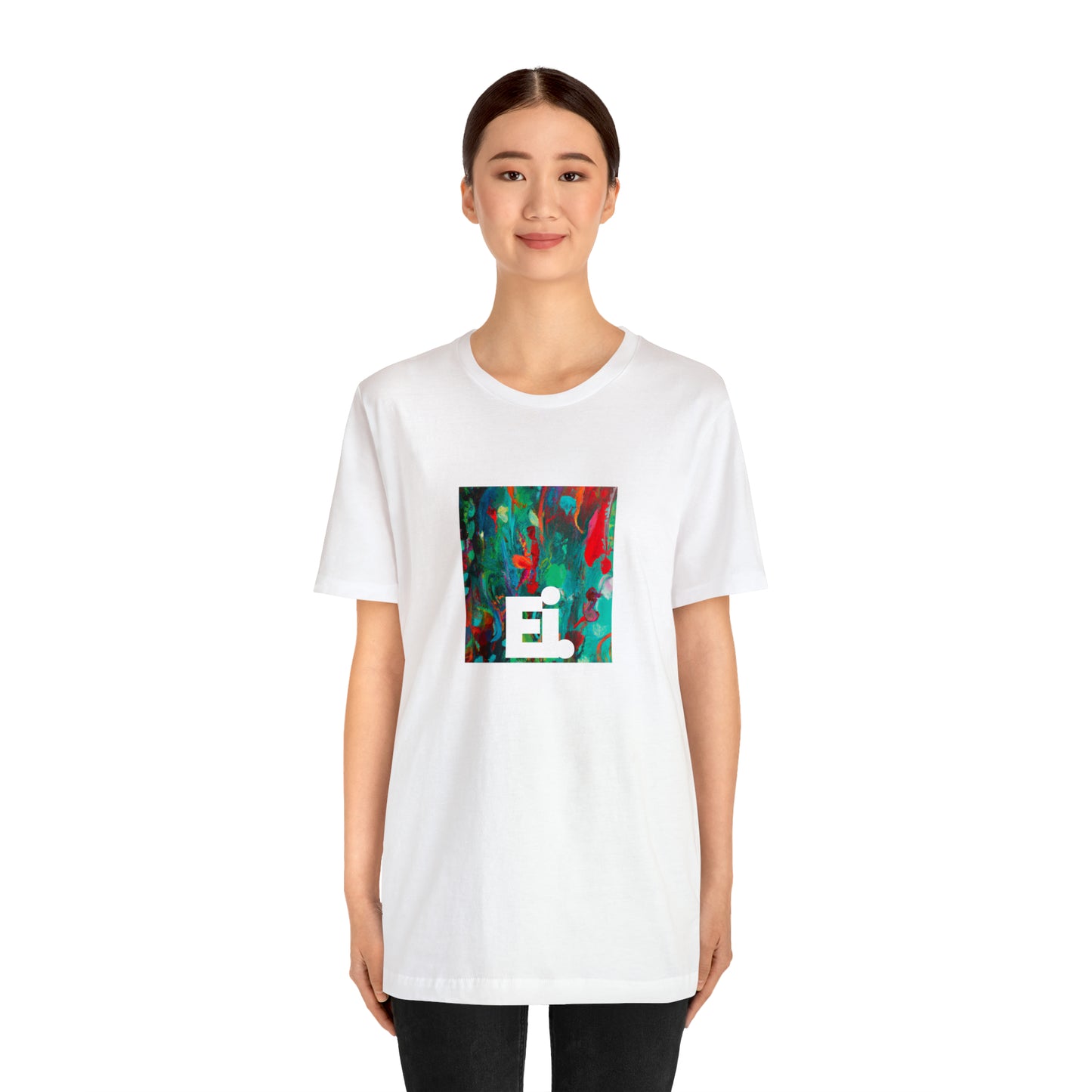 Franzella Marchese, a female streetwear designer from Milan in the '90s. She was known for her edgy and avant-garde designs that made a statement in the fashion world. Her clothes featured bold patterns-Tee