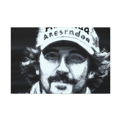 Gretzky van Rembrandt.-canvas