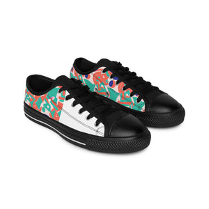Hildegard de Vega is an imaginary shoe designer from 1500s Spain. She is known for her bold yet elegant designs that emphasize comfort and style. Hildegard uses only the finest quality leather, the softest suede,-low top