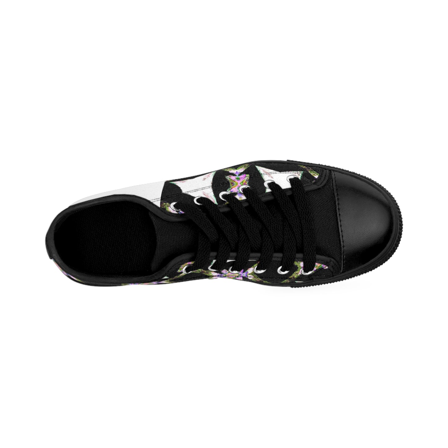 Miguel de Alarcón, a renowned shoe designer from 1550s Spain. With the support of the royal court, he revolutionized Spanish shoe designs with the introduction of elaborate and intricate embroidered laces and fabrics, which earned-low top