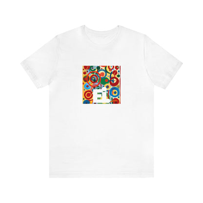 Gianni D'Angelo, an Italian streetwear designer from the 1990s. He was known for his bold designs, often featuring bright colors and loud prints. His signature look was an oversized t-shirt, loose trousers and a bright-Tee