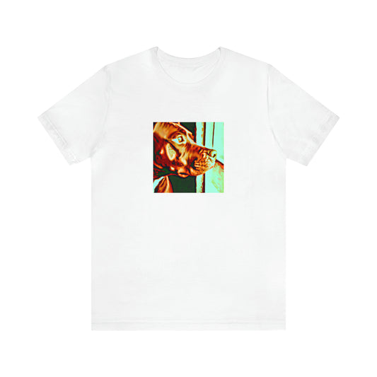 Giorgia Ferrari, a female Italian streetwear designer from the 1990s. She is known for her bold and unique designs, often mixing bright colors and patterns to create fun and avant-garde looks. She was a fixture-Tee