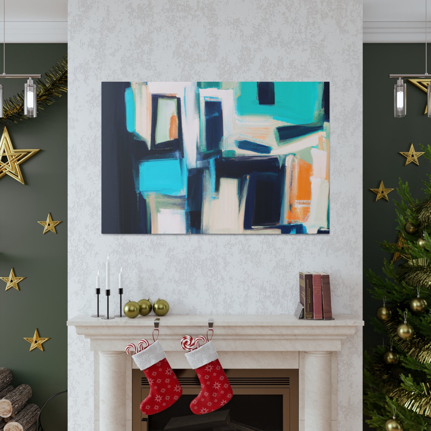 Leafy Blosswood-canvas
