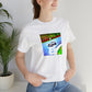 Marcello di Matteo, an Italian fashion designer from the 1990s known for his edgy streetwear designs and vibrant colors. His apparel featured bold graphic prints and bright metallic fabrics, often featuring images of Italian landmarks like the Colos-Tee
