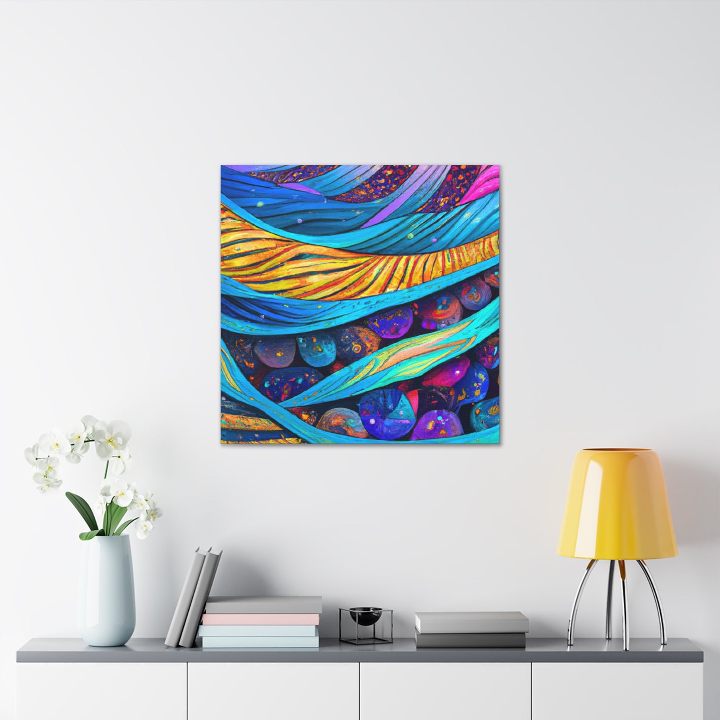 Da Portego di Prato, a creative and ambitious female painter from Florence, Italy.-canvas