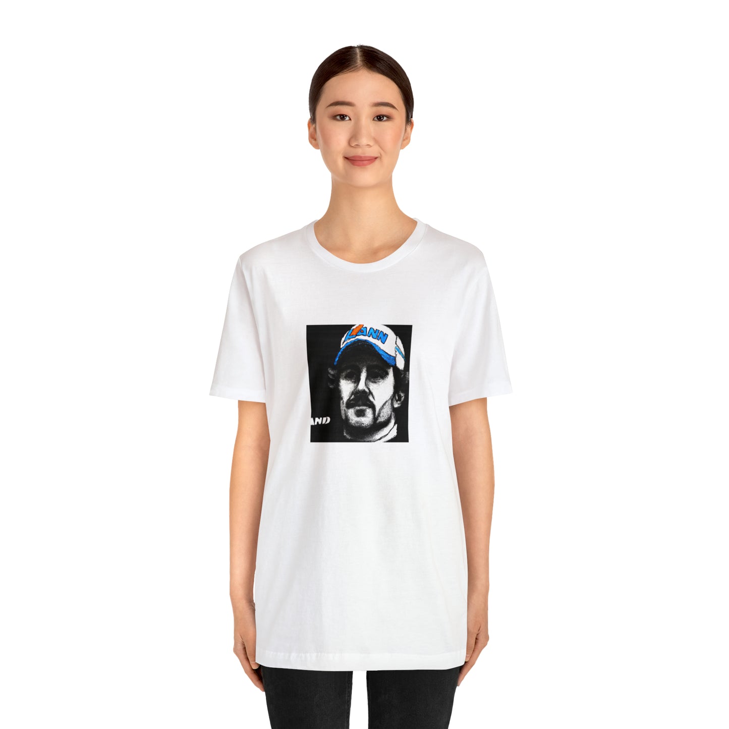 Gio Corazon, a female fashion designer from Florence, Italy who became influential in the 90's thanks to her innovative and daring streetwear designs. She blurred the lines between high fashion and casual street style by mixing top-line fabrics and-Tee