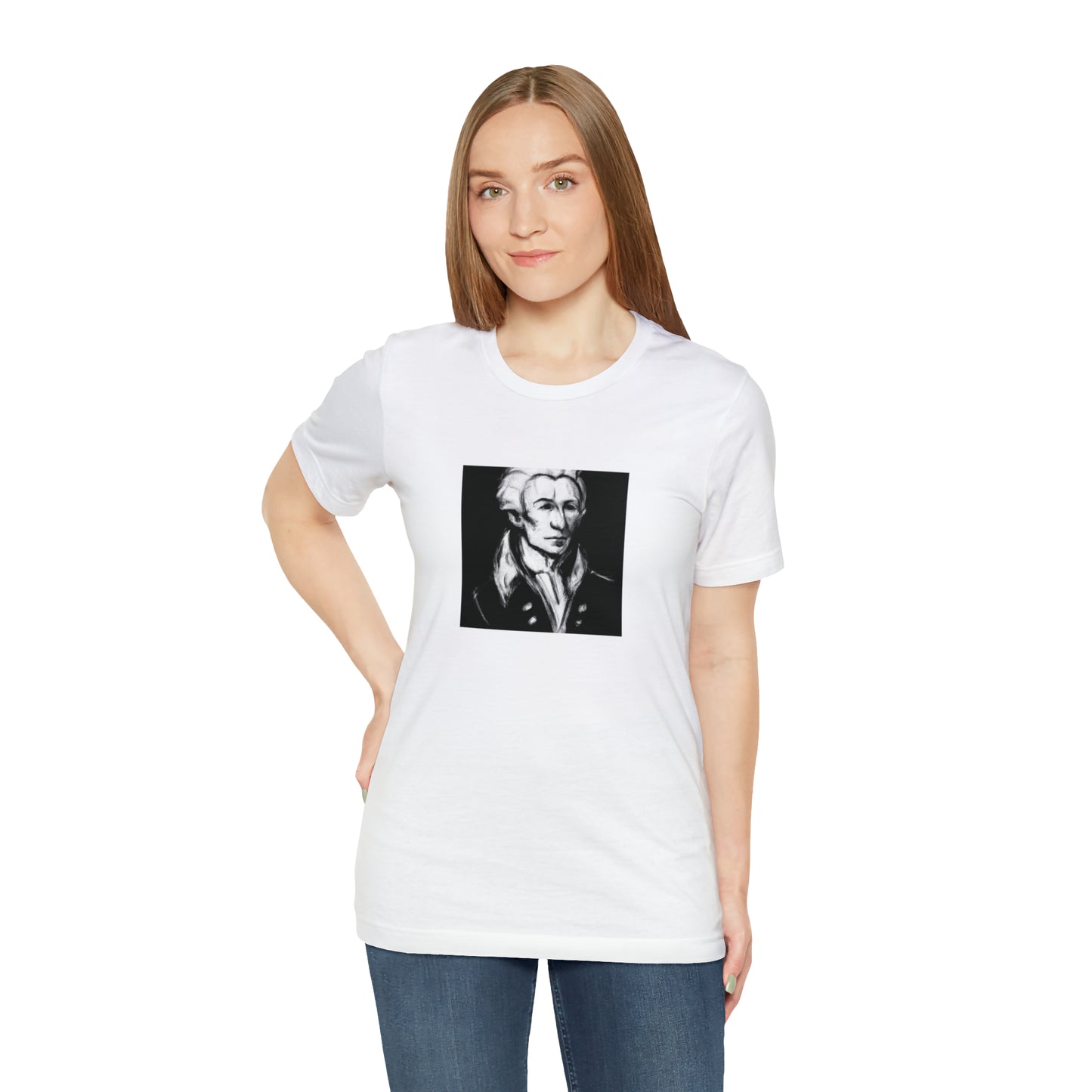 Clara Bosio, a female streetwear designer from Italy in the 1990s. She gained notoriety in the underground music scene for her bold designs heavily influenced by the punk and ska movements. Her rebellious attitude is reflected in her work,-Tee