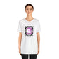 Serafina Occhiolini, a female streetwear designer from Milan, Italy in the 1990s. She focuses on designs inspired by the grunge and punk trends of the era, emphasizing comfort and bold statement pieces. Seraf-Tee